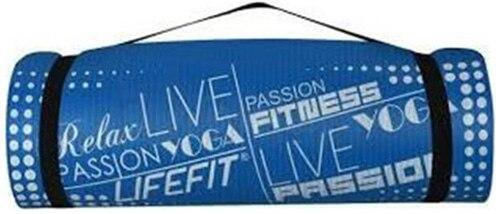 Lifefit Exclusive Fitnessmatte Pilates Blau (100x60x1cm)