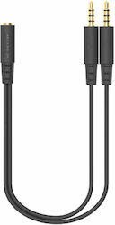 A4Tech 3,5mm Weiblich zu 3,5mm 2x Männlich