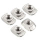 M5 T Sliding Nut Zinc Plated Carbon Steel T Sliding Nut 2020 Aluminum Profile