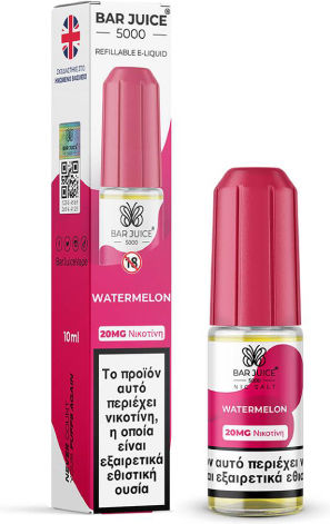 Bar Juice 5000 Έτοιμο Υγρό Αναπλήρωσης Salts Watermelon 10mg 10ml