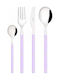 Casa Bugatti Set de Tacâmuri Inoxidabil Violet 24buc