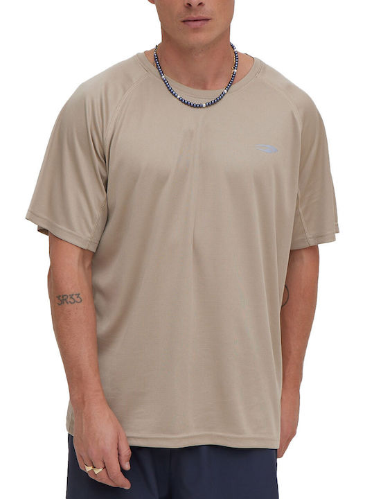 Athletic T-shirt Beige