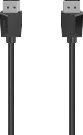 HAMA Cablu DisplayPort - DisplayPort 0.75m Negru (00200695)