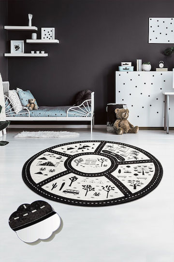Conceptum Hypnose Kids Synthetic Rug Round 140cm