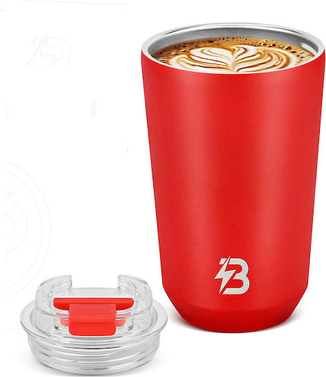 Uncle George Uncle George Stainless Steel Aluminum Thermos Bottle BPA Free 355ml Red