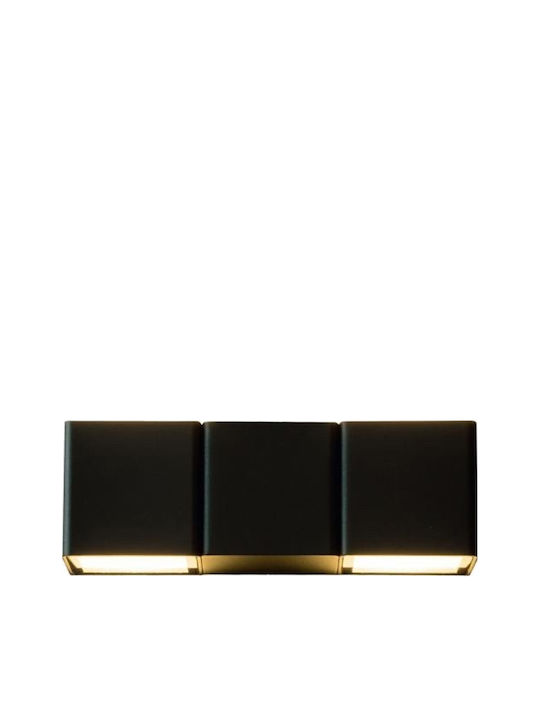 123led Επιτοίχιο Εξωτερικό Φωτιστικό IP54 Διπλής Δέσμης