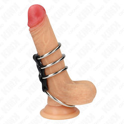 Kink Inel Cock Metalic Negru
