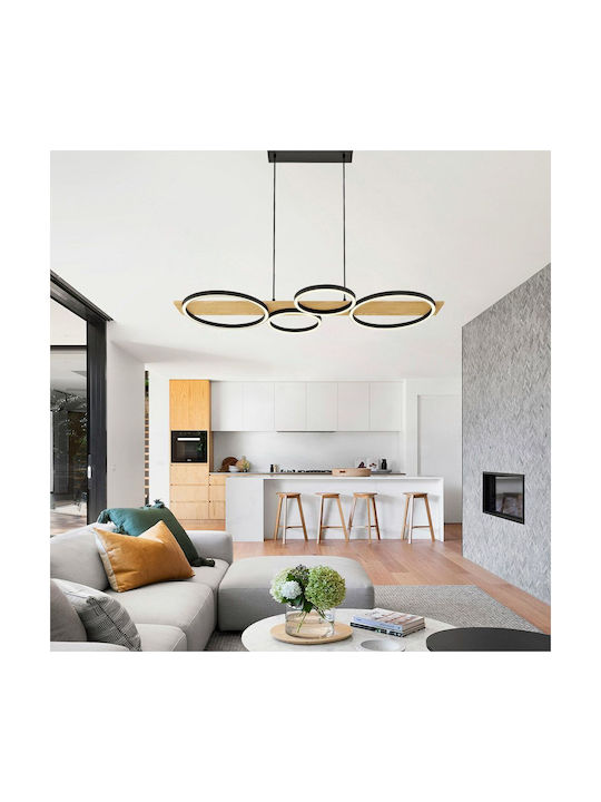 Vivalux Pendant Light Black 90x38x120cm
