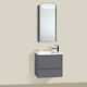 Pro Bagno Waschtisch ohne Waschbecken Gray