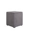 Stool For Living Room Wooden Boxy Gray 35x35x41cm