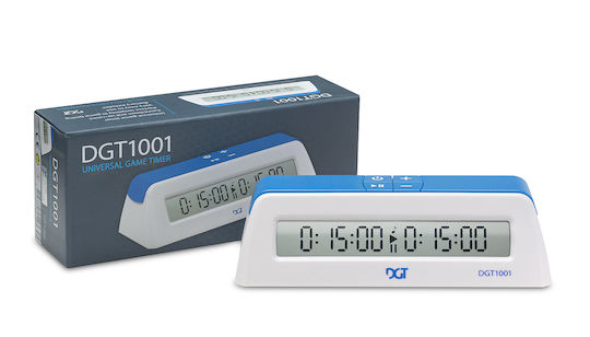 Dgt 1001 Бял Шахматен Часовник За Училища Клубове