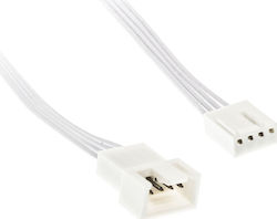 Kolink 4-Pin pwm - 4-Pin pwm Cable 0.6m White (ZUAD-1635)
