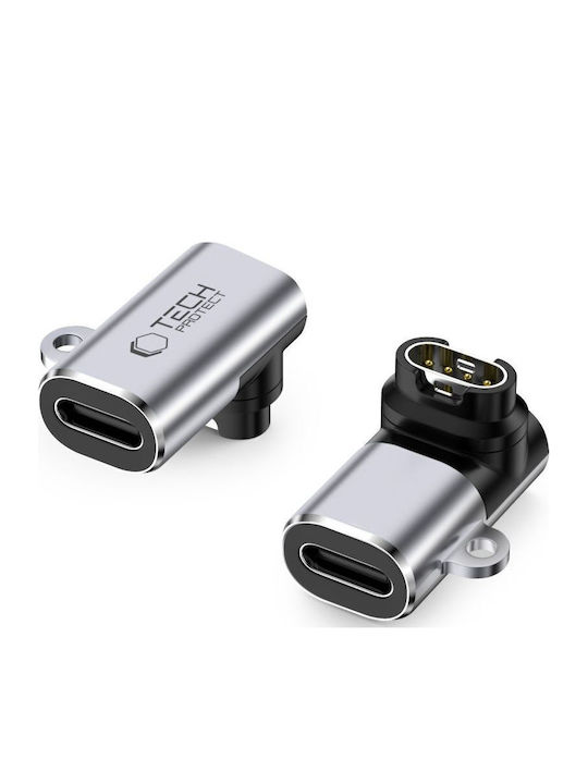 Tech-protect Ultraboost Adapter Type-c To Garmin Watch Grey