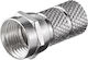 Goobay Twist-on Conector F 6,5 Mm 100 Bucăți 51853
