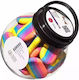 Stripey Rainbow Eraser Tube 24 Pieces