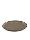 Espiel Plate Desert Ceramic Brown with Diameter 22cm