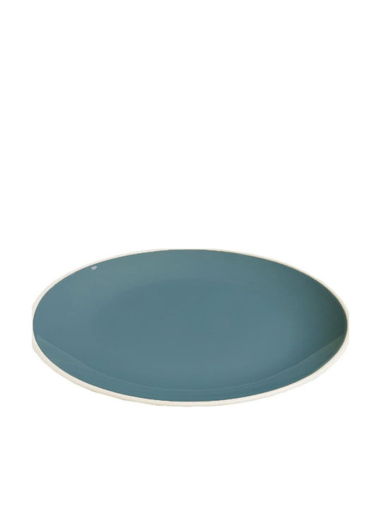 Espiel Oslo Plate Shallow Ceramic Gray with Diameter 27cm