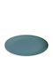 Espiel Oslo Plate Shallow Ceramic Gray with Diameter 27cm