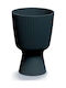 Next Саксия Пластмаса Сив 14.6x14.6x21.5εκ.