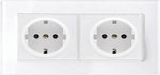Elmark Power Socket White 1pcs