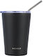 Homely Thermosflasche Tasse 400ml Mitternachts-...