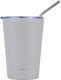 Homely Thermosflasche Tasse 400ml Pebble Grau