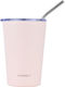 Homely Thermosflasche Tasse 400ml Rosa Quarz