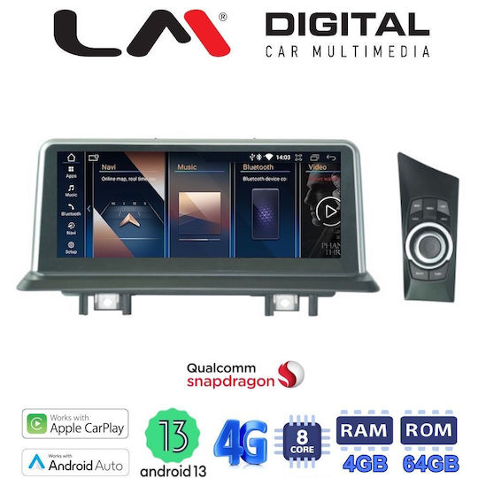 LM Digital Ηχοσύστημα Αυτοκινήτου για BMW Σειρά 1 / E81 / E82 / E87 2004>2011 (Bluetooth/USB/WiFi/GPS/Apple-Carplay/Android-Auto)