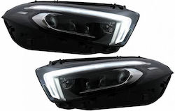 Μπροστινά Φανάρια Set Mercedes-benz A-class W177 V177 2018-2022 Αλογόνου Upgrade Full Led Drl Μοτέρ Μπροστινά Φανάρια Set Mercedes-benz A-class W177 V177 2018-2022 Αλογόνου Upgrade Full Led Drl Μοτέρ