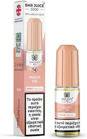 Έτοιμο Υγρό Αναπλήρωσης Peach Ice 10mg 10ml