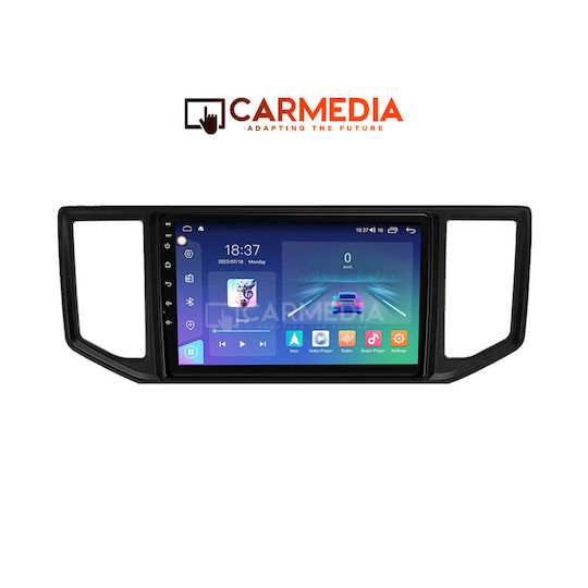 Carmedia Auto-Audiosystem für Volkswagen Handwerker 2017 (Bluetooth/USB/WiFi/GPS/Apple-Carplay/Android-Auto) mit Touchscreen 10"