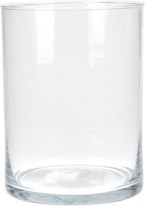 Koopman Διακοσμητικό Βάζο Γυάλινο Διάφανο 15xΥ20cm