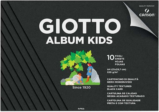 Блок За Рисуване Giotto Album Kids 10 Листа 21 Х 29.7см 220гр 580600