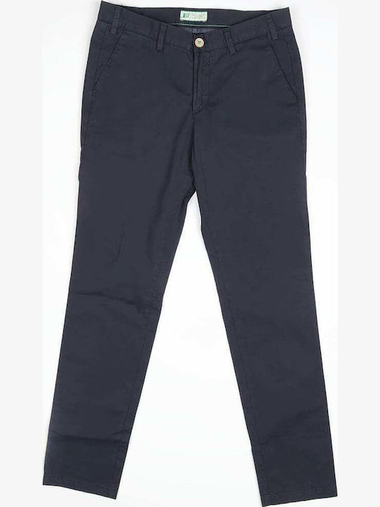 Pantaloni Chino Elastic Blue