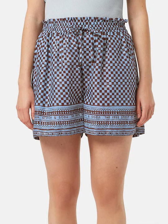Scotch & Soda Γυναικείο Ψηλόμεσο Σορτς Μπορντό