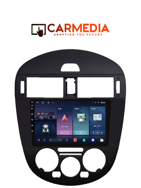 Carmedia Auto-Audiosystem für Nissan Pulsar 2014 (Bluetooth/USB/WiFi/GPS/Apple-Carplay/Android-Auto) mit Touchscreen 9"