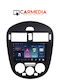 Carmedia Auto-Audiosystem für Nissan Pulsar 2014 (Bluetooth/USB/WiFi/GPS/Apple-Carplay/Android-Auto) mit Touchscreen 9"