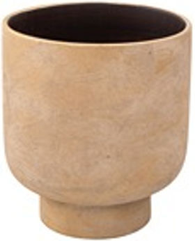 Zen Collection Übertopf Keramik Beige 28x28x31εκ.