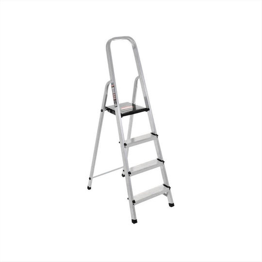 Leiter Aluminium mit 3+1 Stufen