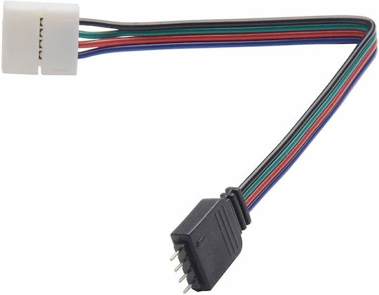 Fast Power Supply Strip To Power Connector 4 Pin Male Union 1 X RGB LED Strip Width 10mm L7-100061