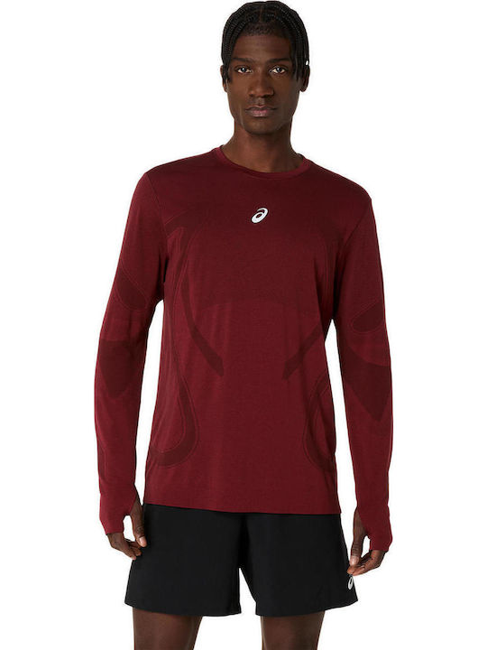 ASICS Road Seamless Μπλούζα Μπορντό