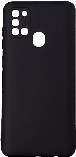 Husă Telefon Spacer Samsung Galaxy A21s Grosime 2mm Material Silicon Flexibil + Interior Microfibră Negru "sppc-sm-gx-a21s-slk"