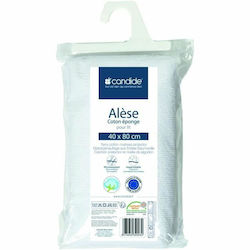 Candide Fitted Waterproof Crib Mattress Protector White