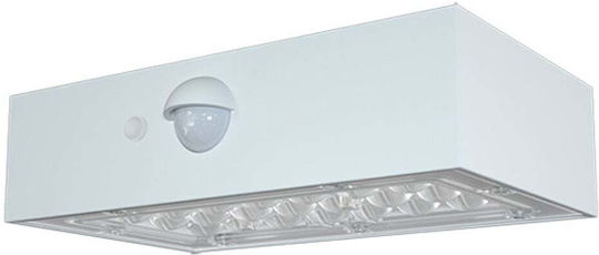 123led Wall Mounted Solar Light 3W 350lm Warm White 3000K with Motion Sensor IP65
