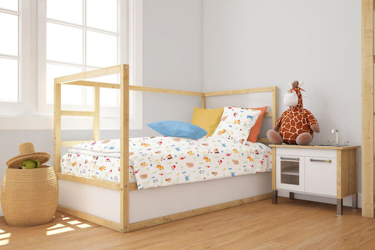 Dimcol Duvet Crib Cotton White 120x160cm