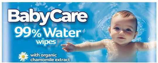BabyCare 99% Water Baby Wipes with 99% Water Alcohol-Free & Parabens Free 72pcs