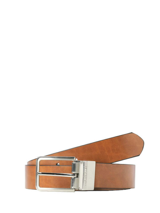 Jack & Jones Men's Belt Double Sided Brown