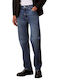 Men's Jeans Pants Straight Grey
