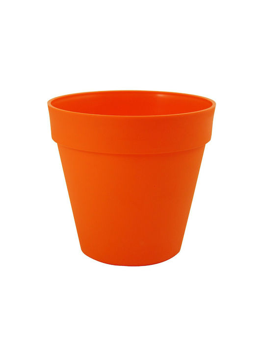 Sic Plast Deco Γλάστρα Πλαστική Πορτοκαλί 26x26...