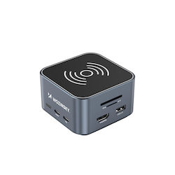Wozinsky WHBC09Y8S Stație de andocare cu USB-C HDMI 4K PD Ethernet
